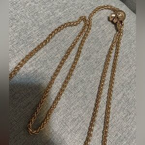 Adjustable unbranded gold chain